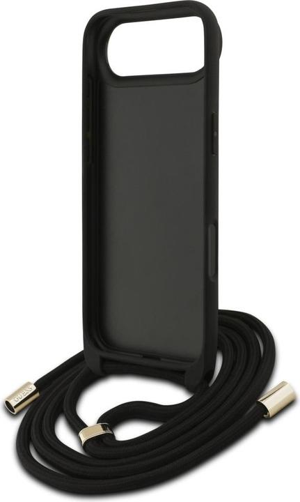 Actual product image Guess Etui 4G Big Logo Cord Stap Crossbody do iPhone 17 Air brązowy (Apple iPhone 17 Pro)