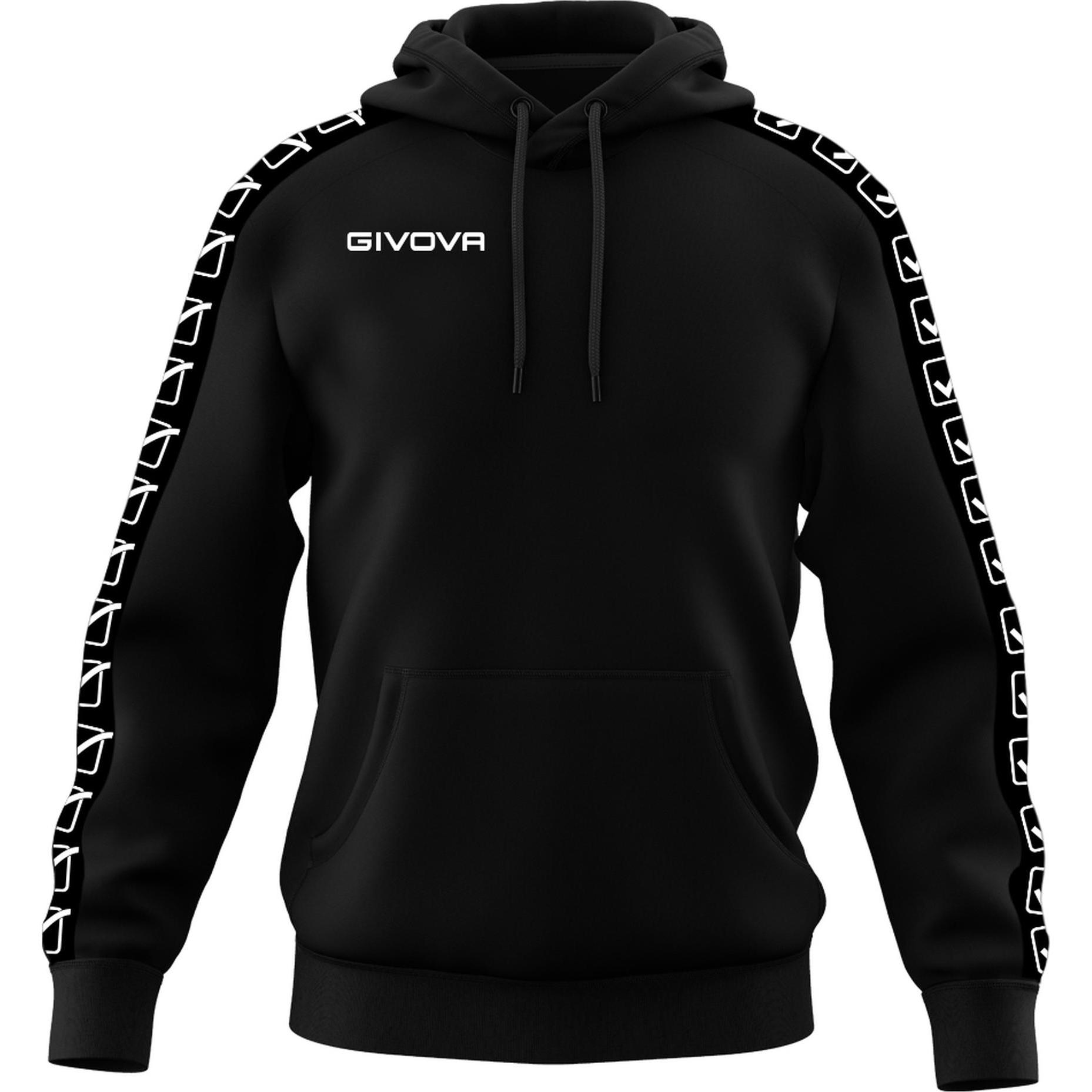 Givova, Herren, Pullover, Tarry, Schwarz, (3XL)