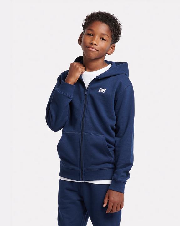 Produktbild New Balance B French Terry Small Logo FZ Hoodie (10XL)