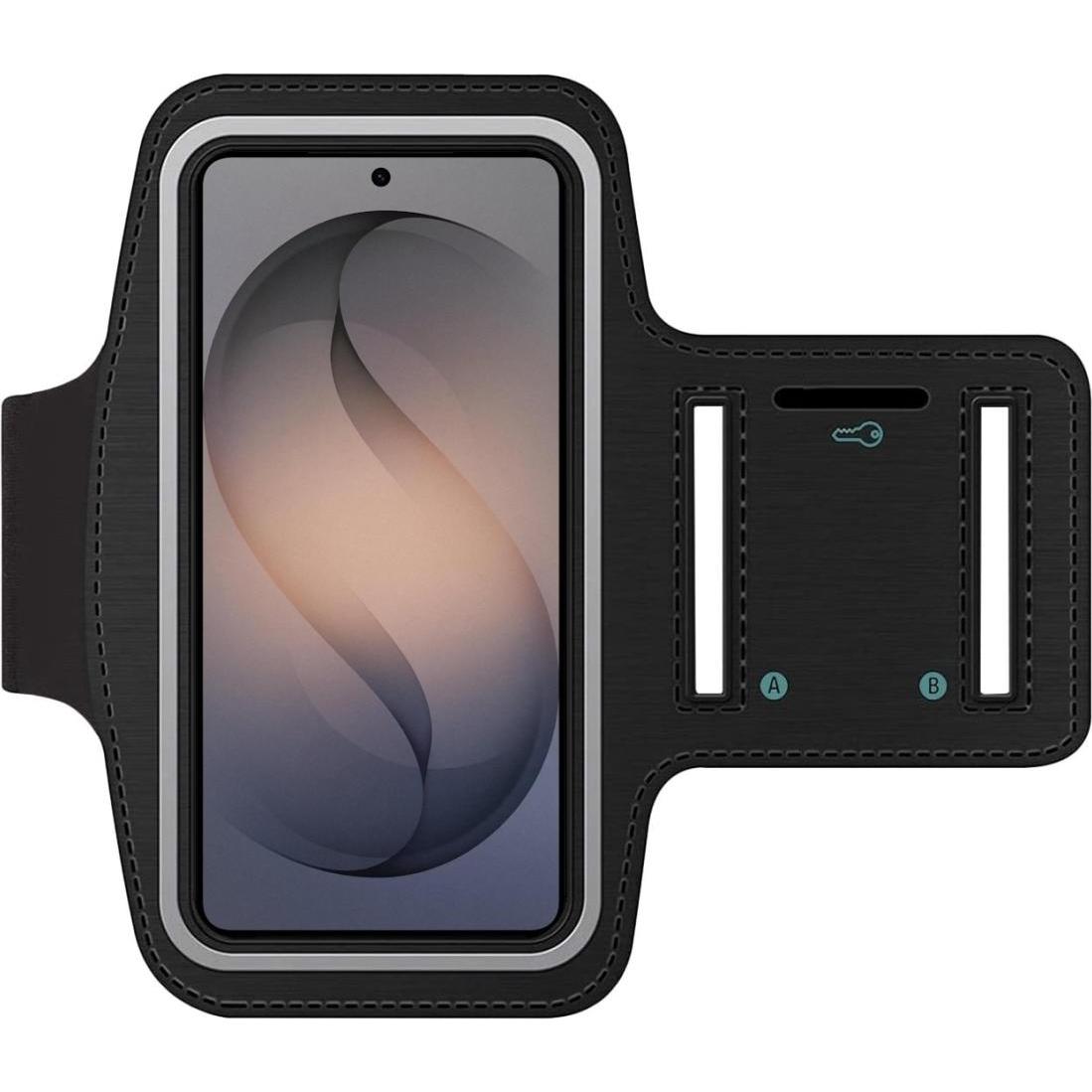 SmartFitness Handy Sport Armband, Fascia da braccio per smartphone, Nero, Trasparente