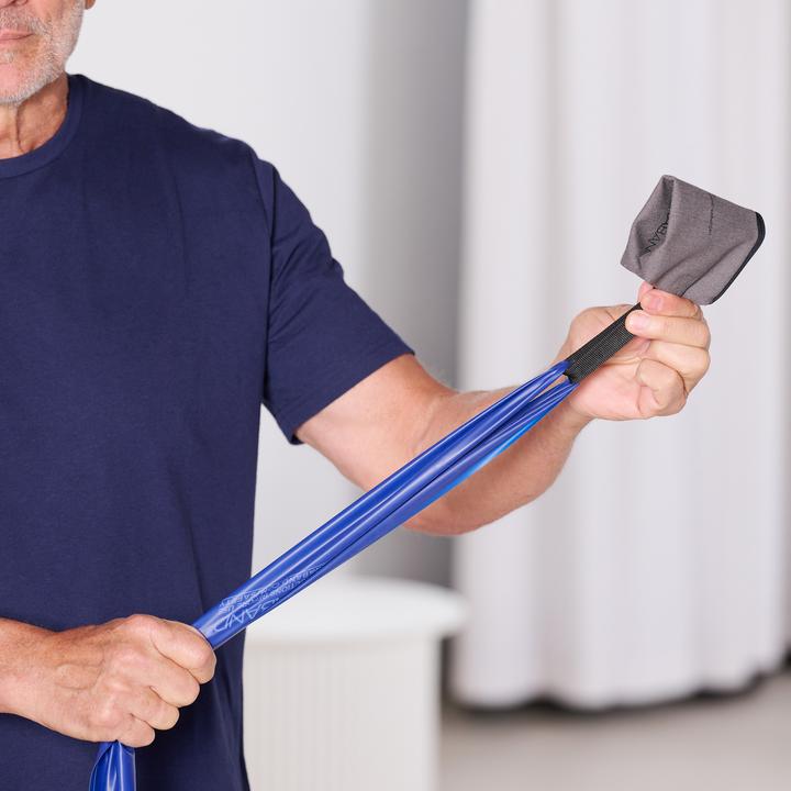 Image du produit TheraBand Bande de 2,5 m en Tranker-T bleu (2.50 m, Extra fort)