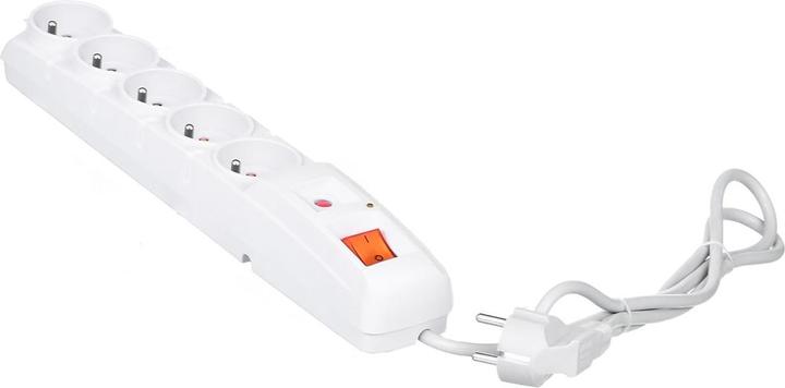 Produktbild HSK Acar F5 Verlängerungskabel 5 AC-Ausgänge Indoor/Outdoor (5 x, CEE 7/5, 1.50 m)