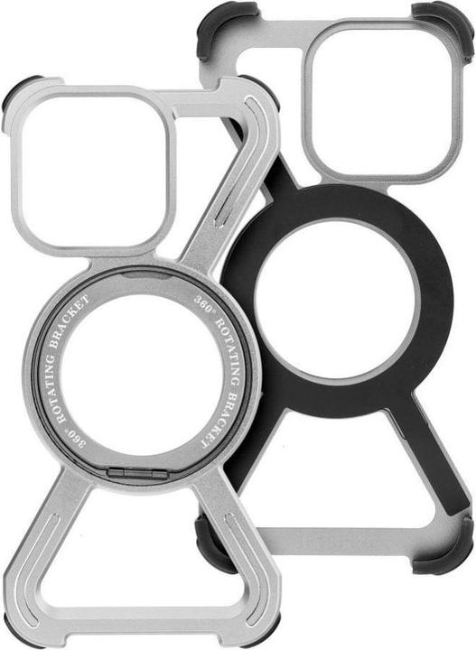 Actual product image OEM Back panel cover Case TITANIUM Escort for IPHONE 16 PRO silver (Apple iPhone 16 Pro)