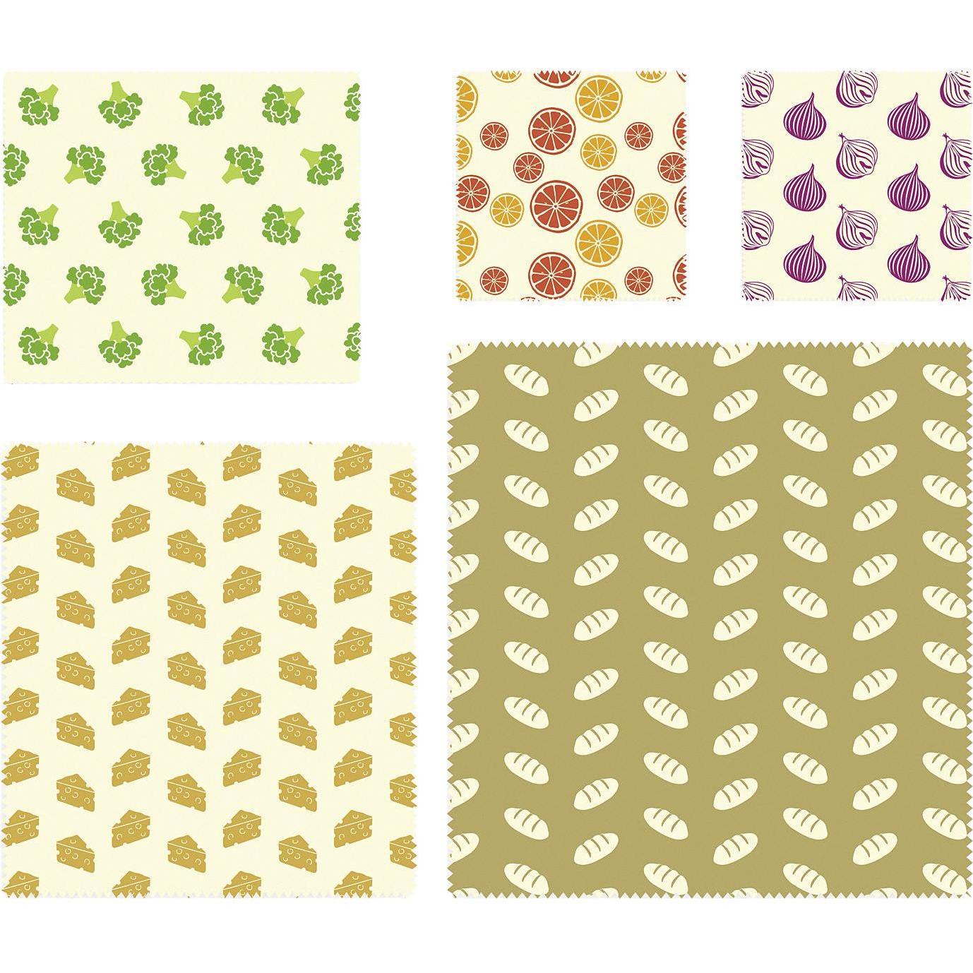 Nuts Bienenwachstücher (5 x) (BW20)