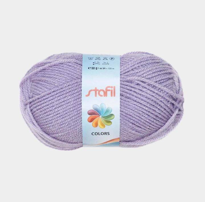 Actual product image Stafil School wool 50gr.purple (133 m)