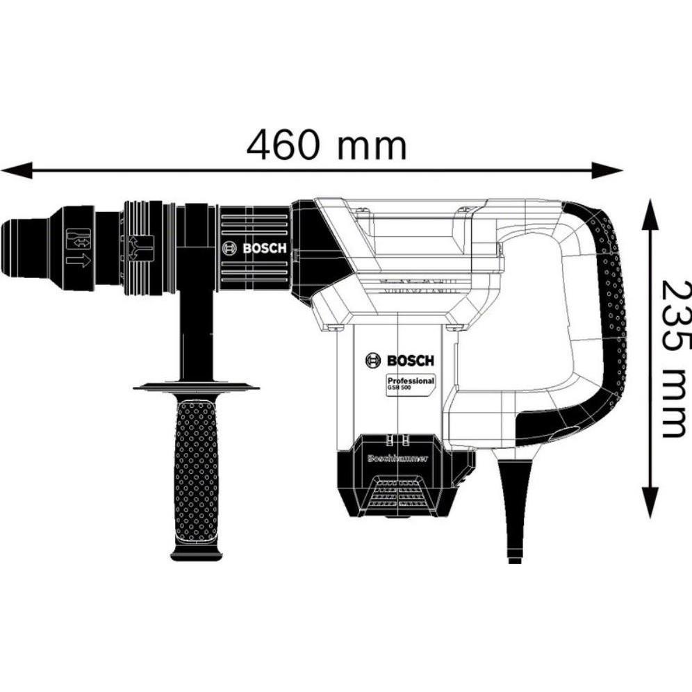 Thumbnail - Bosch Professional, Abbruchhammer + Meisselhammer, Schlaghammer mit SDS max GSH 5 (Netzbetrieb)