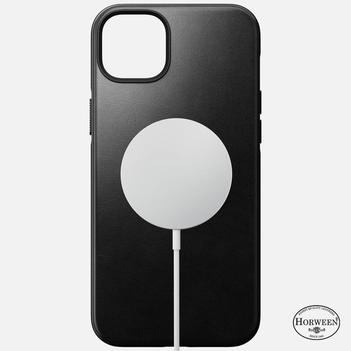 Actual product image Nomad Back Cover Modern Leather Horween iPhone 14 Plus Black (Apple iPhone 14 Plus)