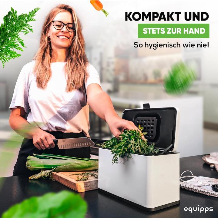 Produktbild equipps Komposteimer mit Geruchsfilter (3 l)