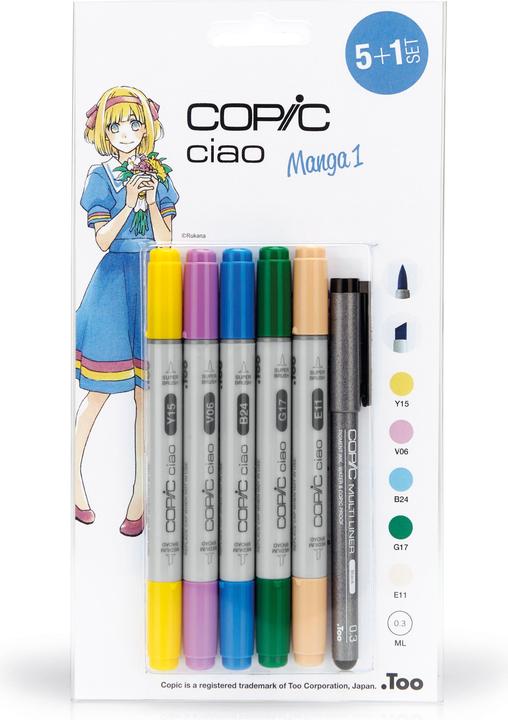Produktbild Copic Ciao Manga 1 (6 x)