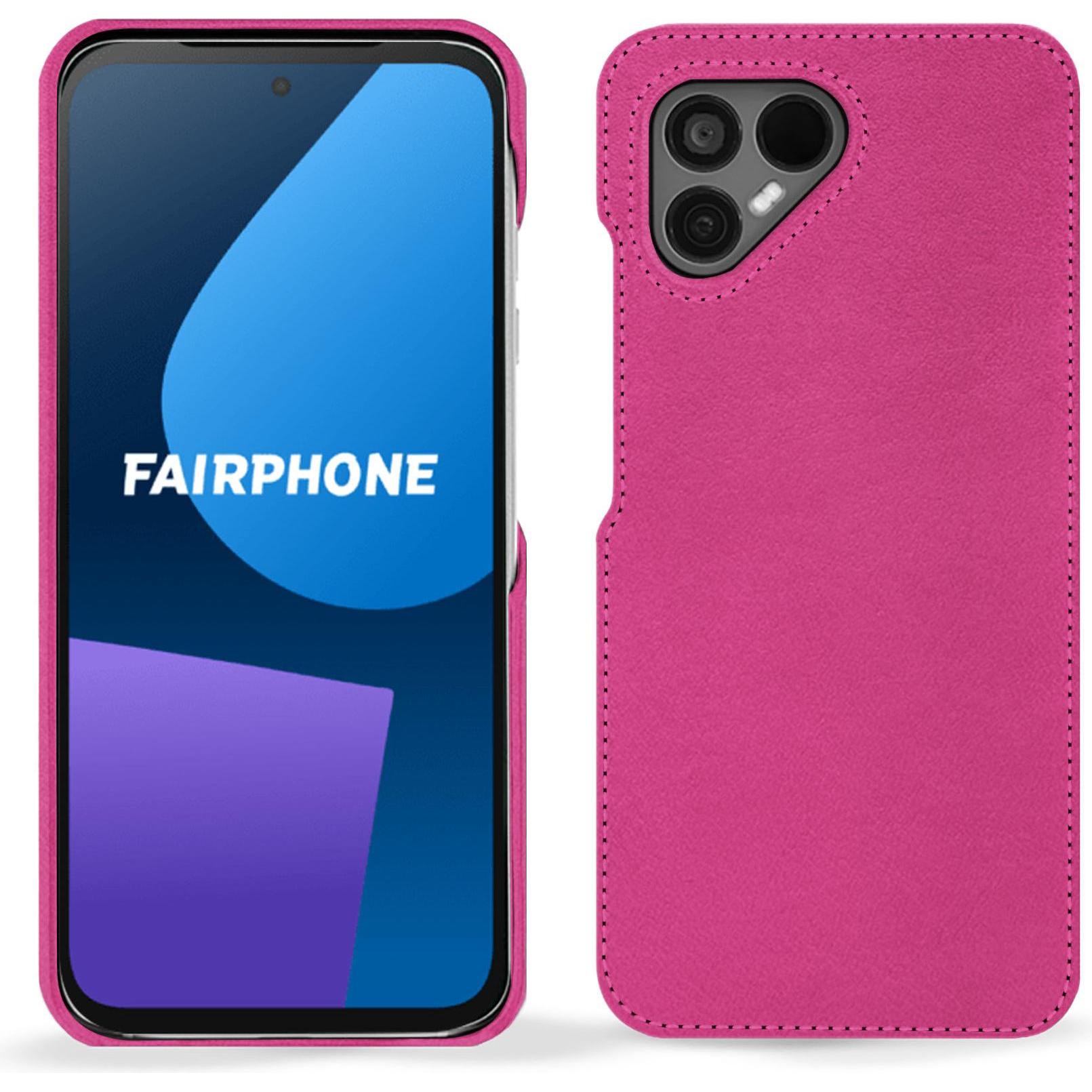 Noreve Lederschutzhülle (OnePlus 5), Smartphone Hülle, Rosa