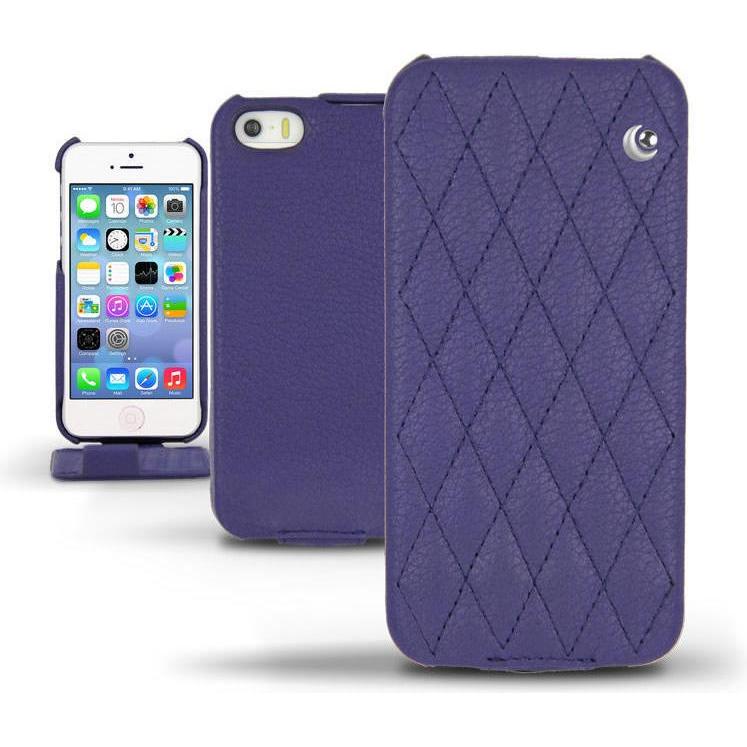 Thumbnail - Noreve Lederschutzhülle vertikal (Apple iPhone 5s), Smartphone Hülle, Violett