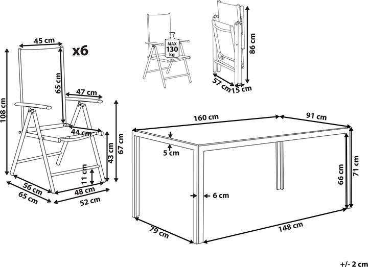 Produktbild Beliani Catania (160 cm)