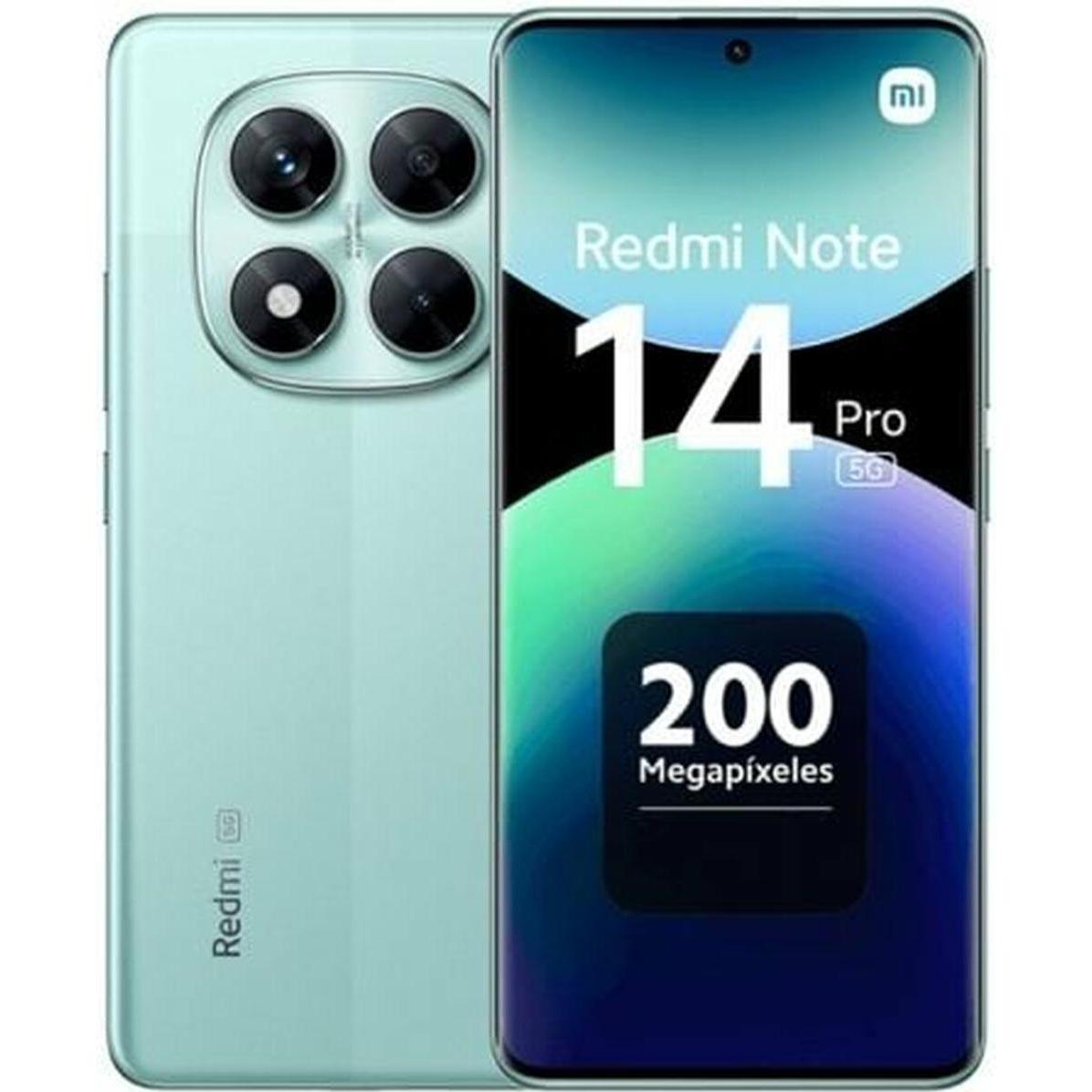 Xiaomi Redmi Note 14 Pro 5G (512 GB, Coral Green, 6.67", Dual SIM, 5G), Smartphone, Grün