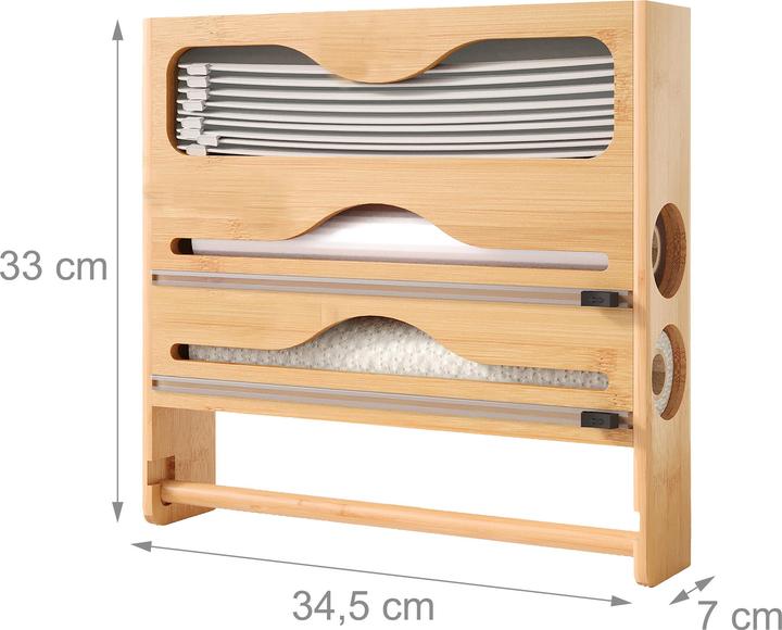 Actual product image Relaxdays wall-mounted roll holder