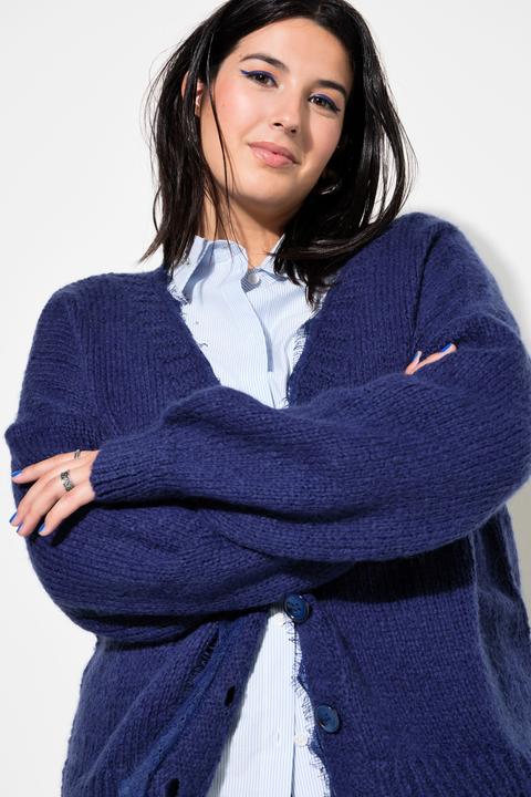 Immagine prodotto Studio Untold Cardigan dal taglio oversize con orli di pizzo e maniche lunghe (46, 48)