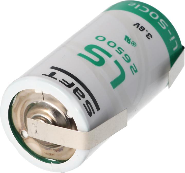 Produktbild Saft Batterie LS26500, C-Size mit Lötfahne U-Form (1 Stk., C, 150 mAh)