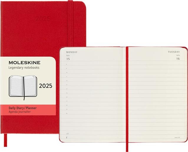 Produktbild Moleskine Tageskalender (A6, Pocket, Englisch)