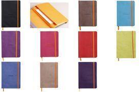 Actual product image Rhodia Rhodiarama softcover Black A5 5x5 squ (A5, Checked, Soft cover)