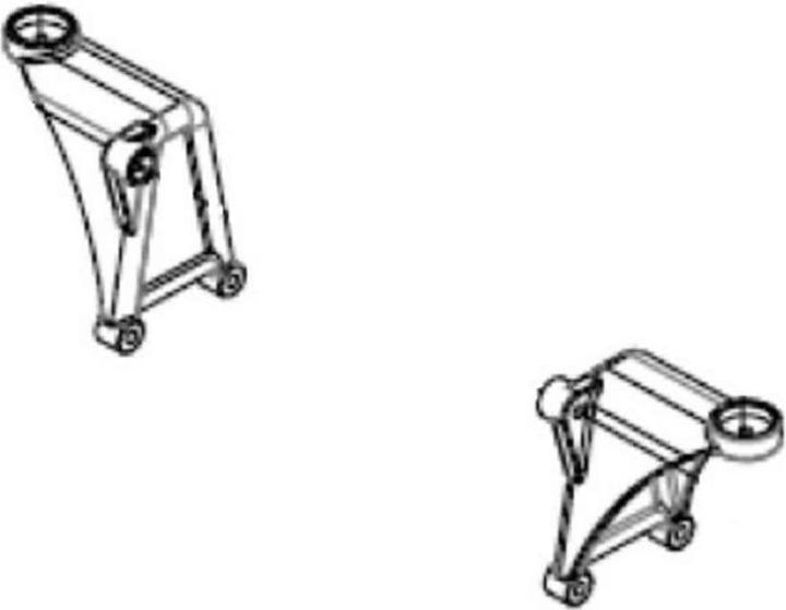 Actual product image Amewi Body mount RCX8