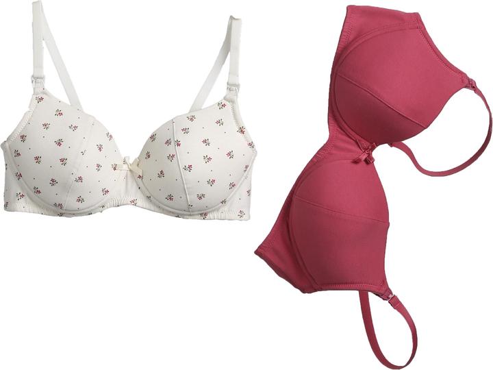 Actual product image Vertbaudet Bio-Kollektion: 2er-Pack Still-BHs ohne Bügel (85 E)