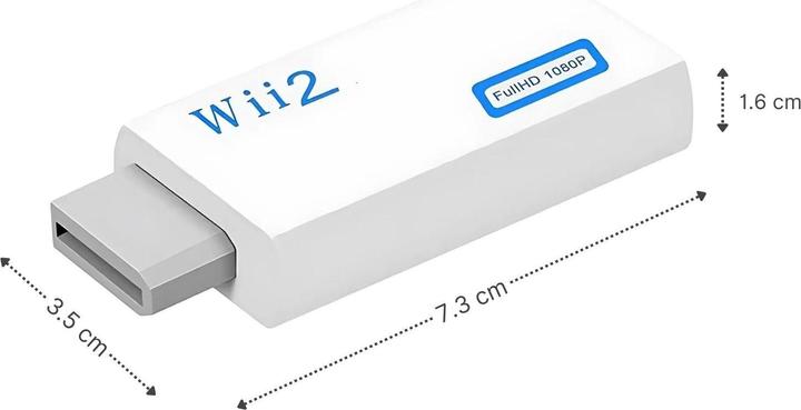 Image du produit Hermex Wii auf HDMI-Adapter HDMI-Konverter HDMI-Umwandler (Wii)