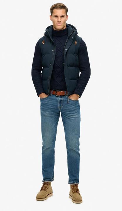 Actual product image Superdry hooded seeveess jacket everest (L)