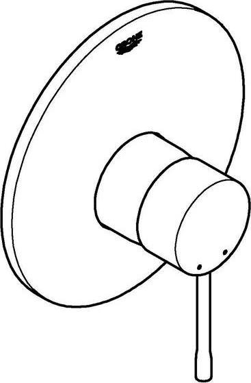 Actual product image Grohe Single-lever shower mixer ESSENCE ready-mounted set f Rapido E chr