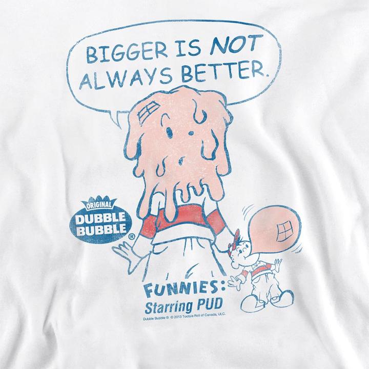 Produktbild Double Bubble Bigger Is Not Always Better Sweatshirt (M)