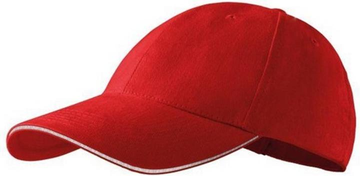 Actual product image Malfini 6 Panel Sandwich Peak Baseball Cap