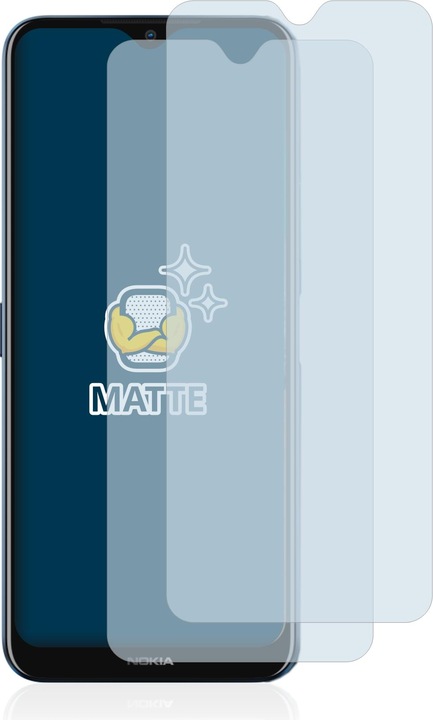 Actual product image BROTECT Anti-glare screen protector matt (2 Piece, Nokia G50)