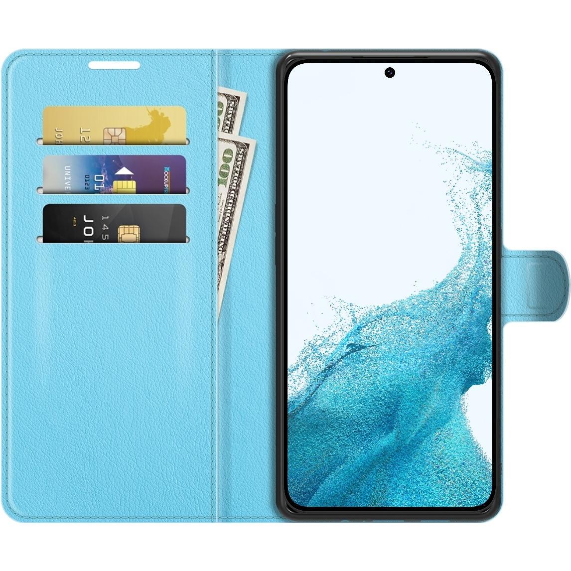 Thumbnail - Screenguard Samsung Galaxy S22+ Leather Guard Lederhülle (Samsung Galaxy S22+), Smartphone Hülle, Blau