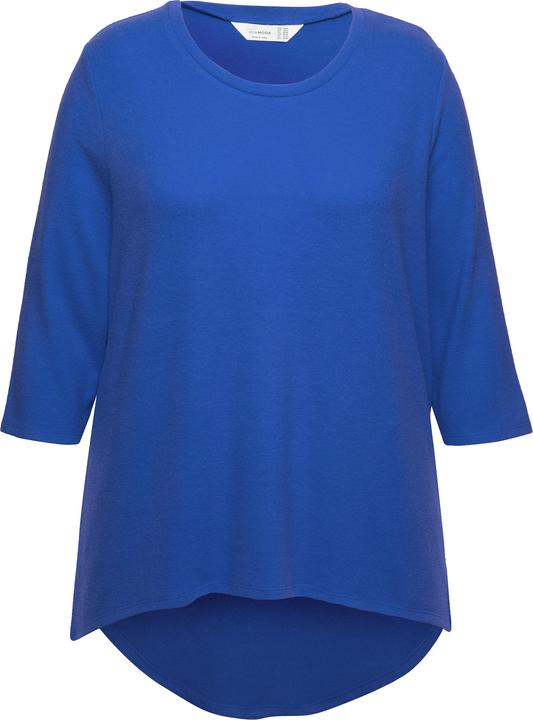 Actual product image Miamoda Sweater with rounded hem and 3/4 sleeves (50, 52)