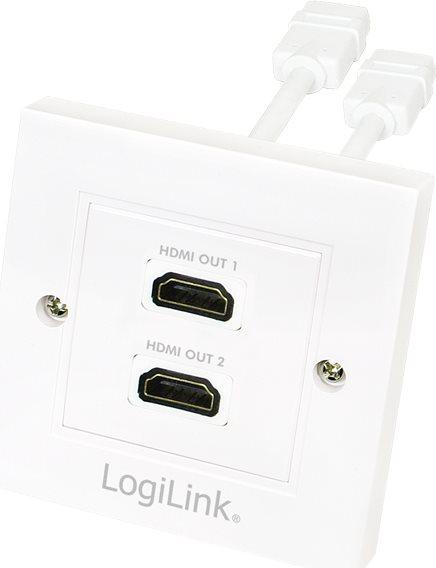 Image du produit LogiLink HDMI (Typ A) — HDMI (Typ A) (0.18 m, HDMI)