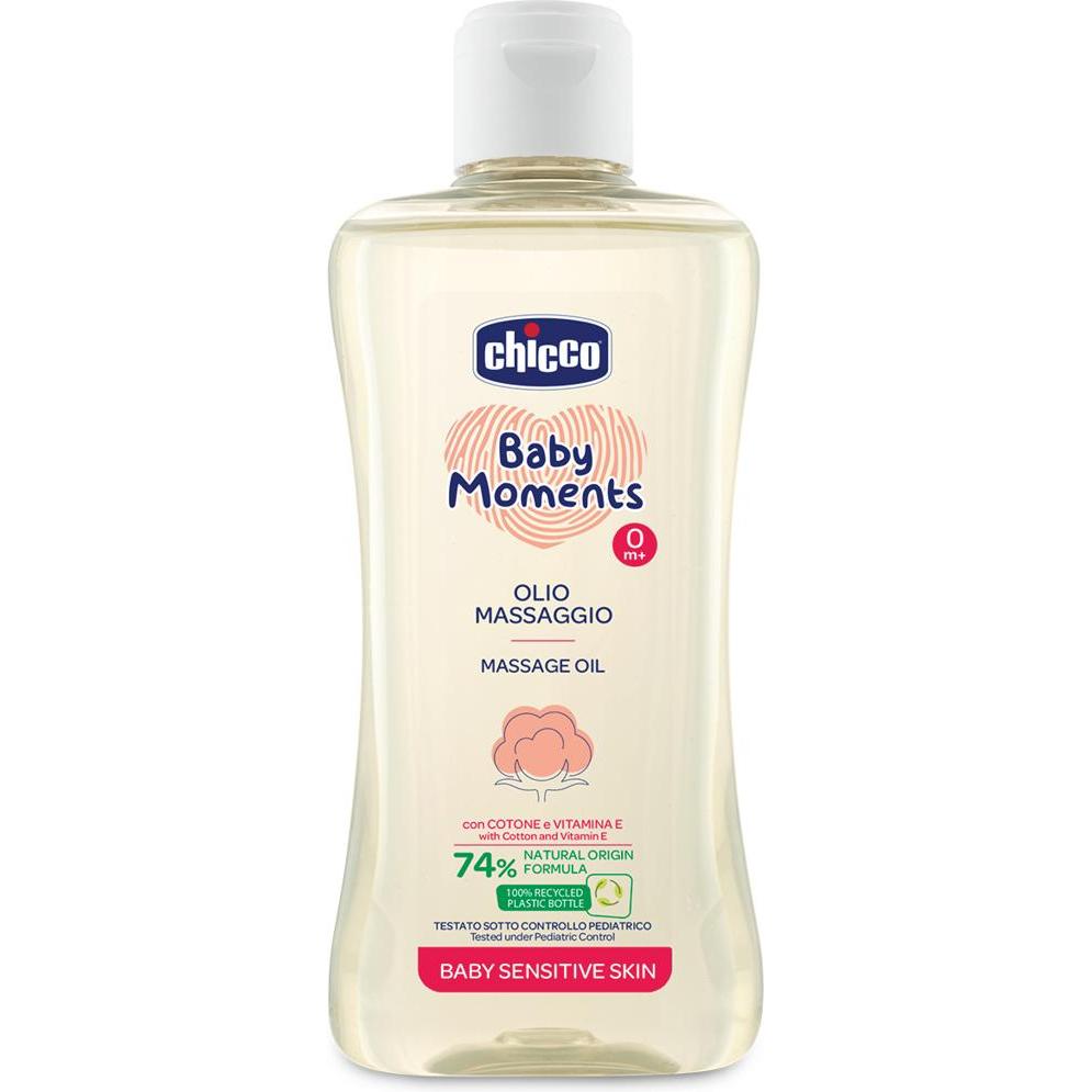 Chicco , Cura Del Corpo Bebè, Olio Per Massaggi 0M+ Olio
