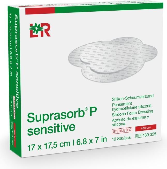 Produktbild Suprasorb P sensitive border Sacrum 17x17.5cm (10x)