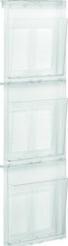 Actual product image Helit Wall display "the placativ", 6 x DIN A4 portrait, crystal clear (210 x 297 mm)