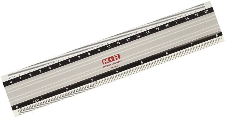 Produktbild M+r Aluminium-Lineal (20 cm)