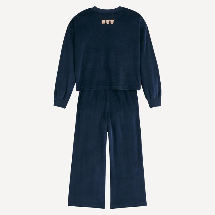 Produktbild La Redoute Collections Samtö-Pyjama mit Bärenmotiv (140)