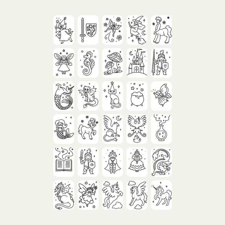 Produktbild Kidywolf Nachfüllpack Märchen und Tiere zu Designtafel