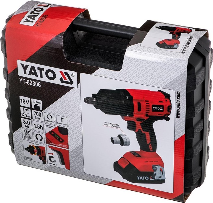 Actual product image Yato YT-82806 (Rechargeable battery operated)