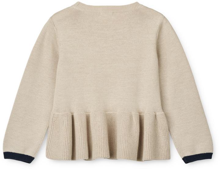 Actual product image Liewood Esme knitted jumper Sandy (116)