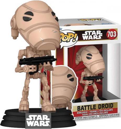 Image du produit Funko Star Wars: Episode I - Die dunkle Bedrohung Anniversary POP! Vinyl Figur Battle Droid 9 cm