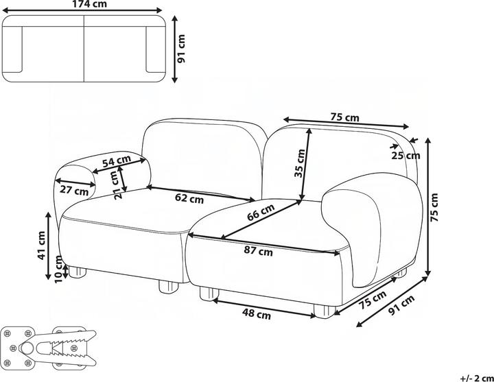 Actual product image Beliani Amli