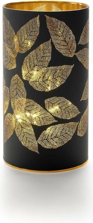 Produktbild STT LED-Windlicht Leaves klein 15 LED, Ø 9 cm
