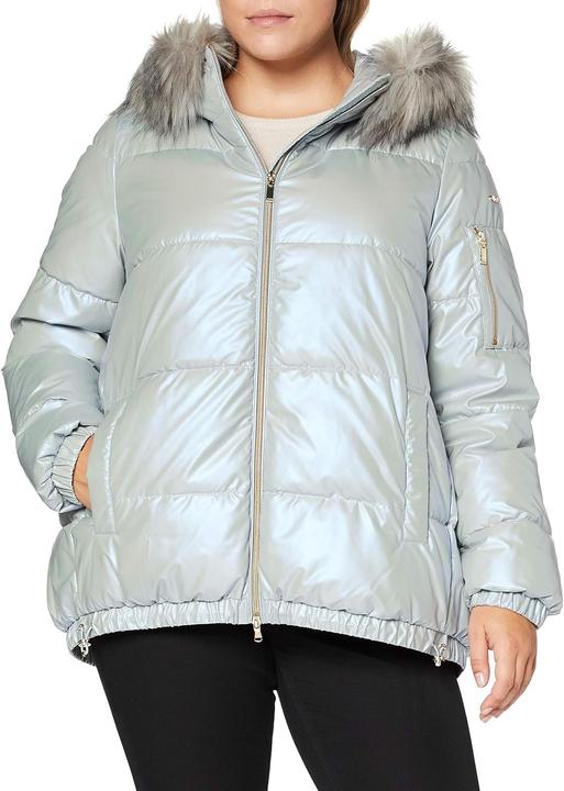 Actual product image Geox Metallic Maxi-Bomber with Oversized Fit and Breathable Technology (50)