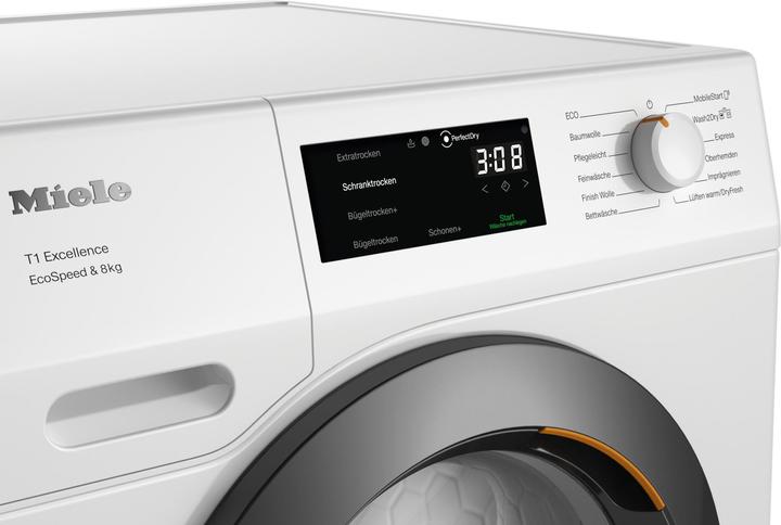Actual product image Miele TEC655WP EcoSpeed (8 kg, Left)