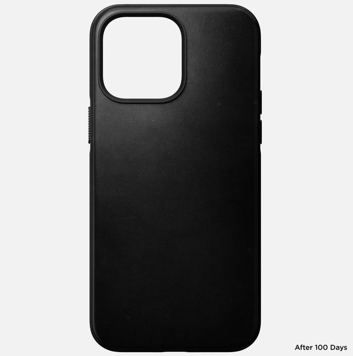 Produktbild Nomad Back Cover Modern Leather Horween iPhone 14 Pro Max Schwarz (Apple iPhone 14 Pro Max)