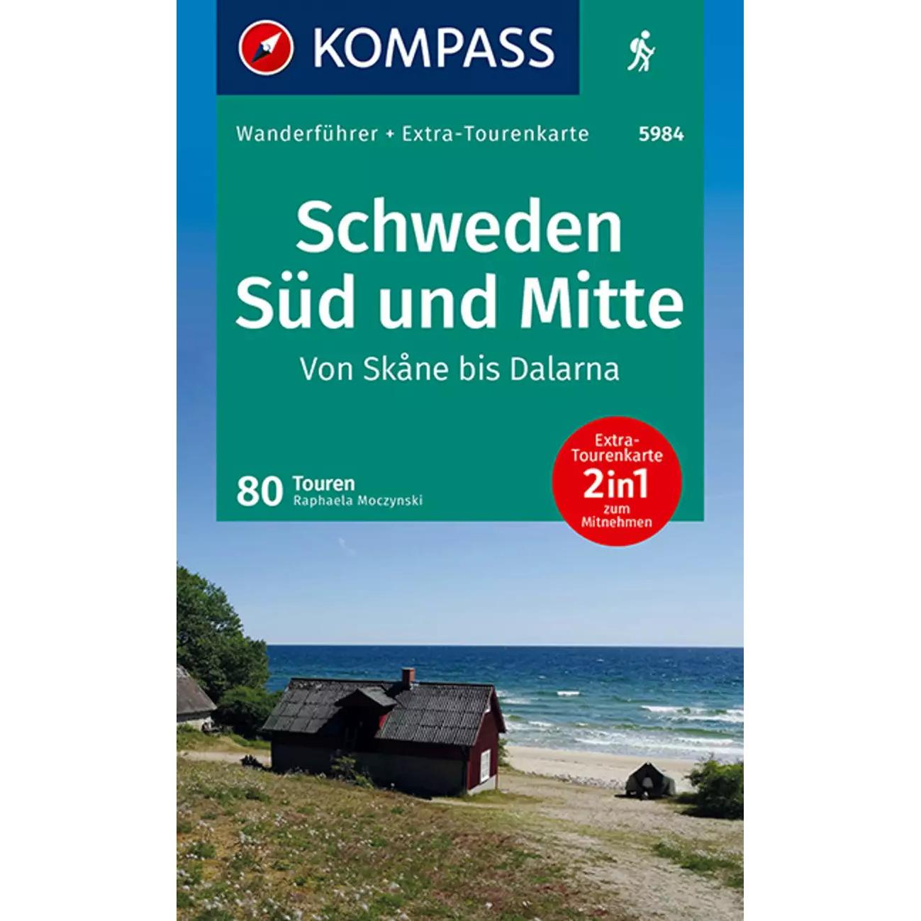 Thumbnail - Wanderführer 5984 Schweden Süd und Mitte, Von Skåne bis Dalarna, 80 Touren, Ratgeber von Raphalea Moczynski