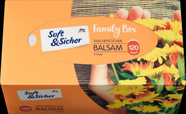 Immagine prodotto dm Soft&Sicher Scatola di fazzoletti Balsam a 4 strati