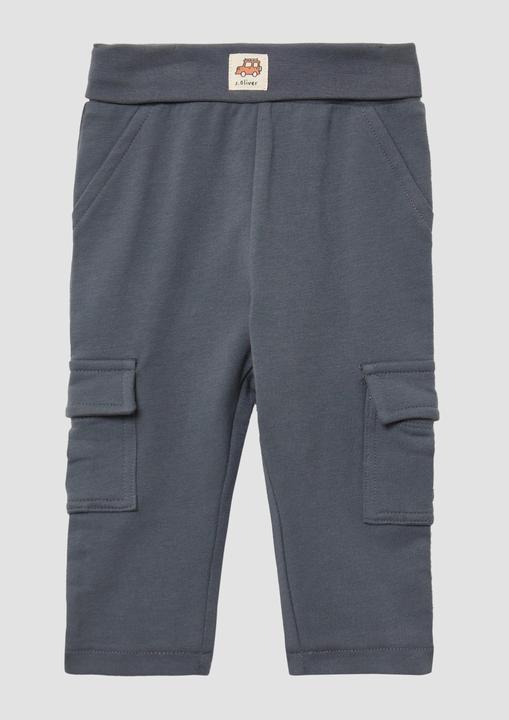 S.Oliver Leggins Leichte Sweathose mit Umschlag und Cargotaschen (74)
